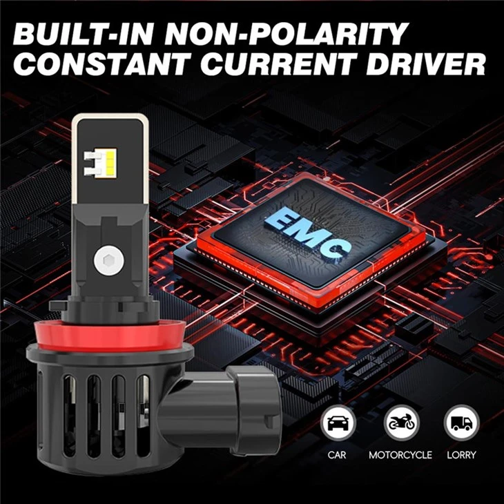 Non-Polar Auto 6500k 6000LM H3 Fit Car Motorcycles And Truck